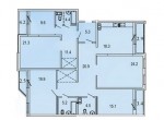 План четырехкомнатной квартиры площадью  171 кв.м.