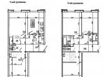 План двухуровневой квартиры