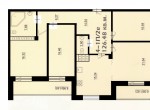 План четырехкомнатной квартиры 126,5 м2