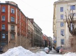 Окна квартиры выходят на улицу Яблочкова