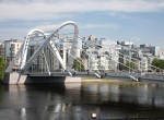 Лазаревский мост на Крестовский Остров в 500 метрах от дома